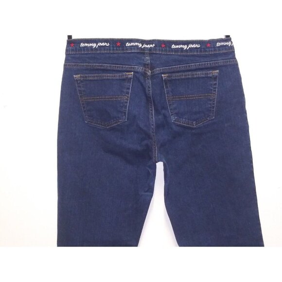 Vintage Tommy Hilfiger Jeans Tommy Girl Y2K blue 2002 boot Size 15/32 excellent - Picture 6 of 10